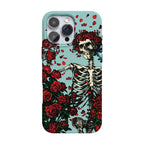 Forever Grateful | Grateful Dead Skeleton Floral Case