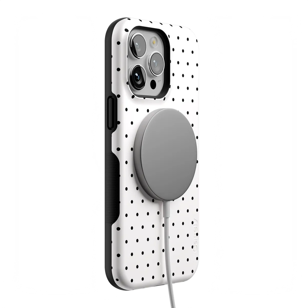 On the Dot | Black Polka Dot Case