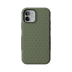 On the Dot | Olive Green Polka Dot Case