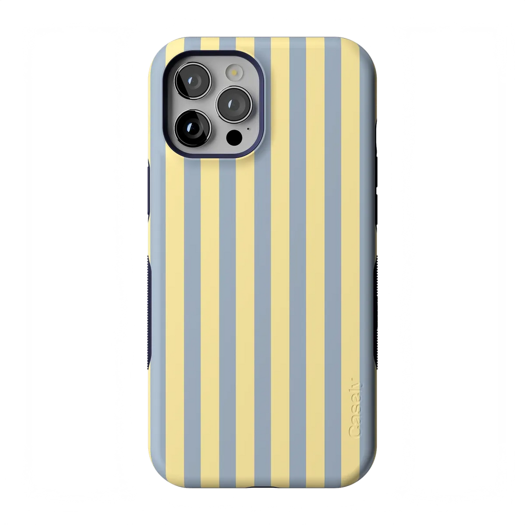 Coastline Stripes | Blue & Yellow Case