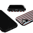 Sunday in Brooklyn | Blue Stripes Case