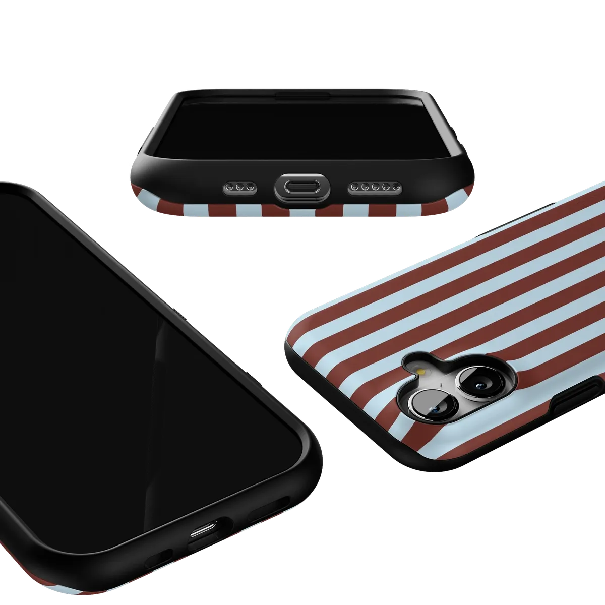 Sunday in Brooklyn | Blue Stripes Case