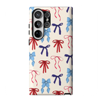 American Girlie | Red White & Blue Bows Case