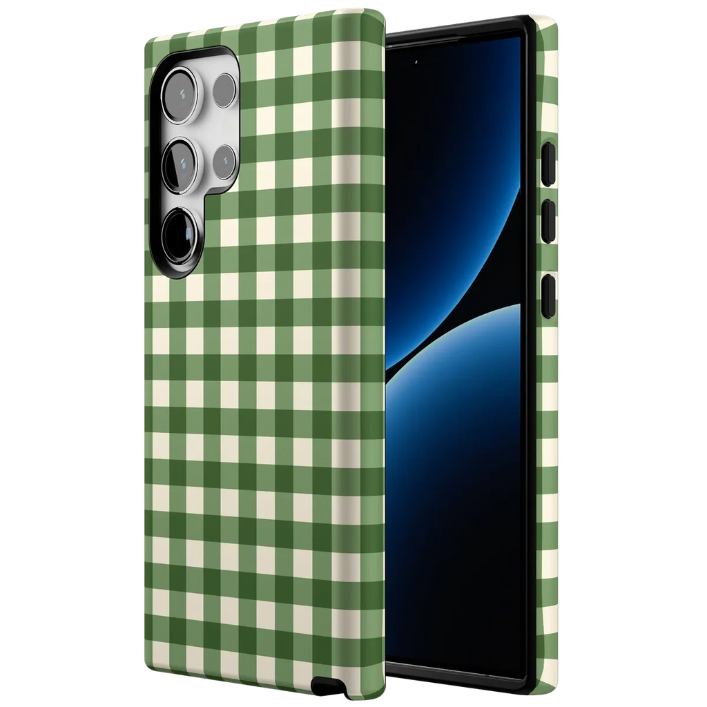 Checked Twice | Green Plaid Case