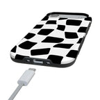 Funky Checkerboard | High Contrast Design Case