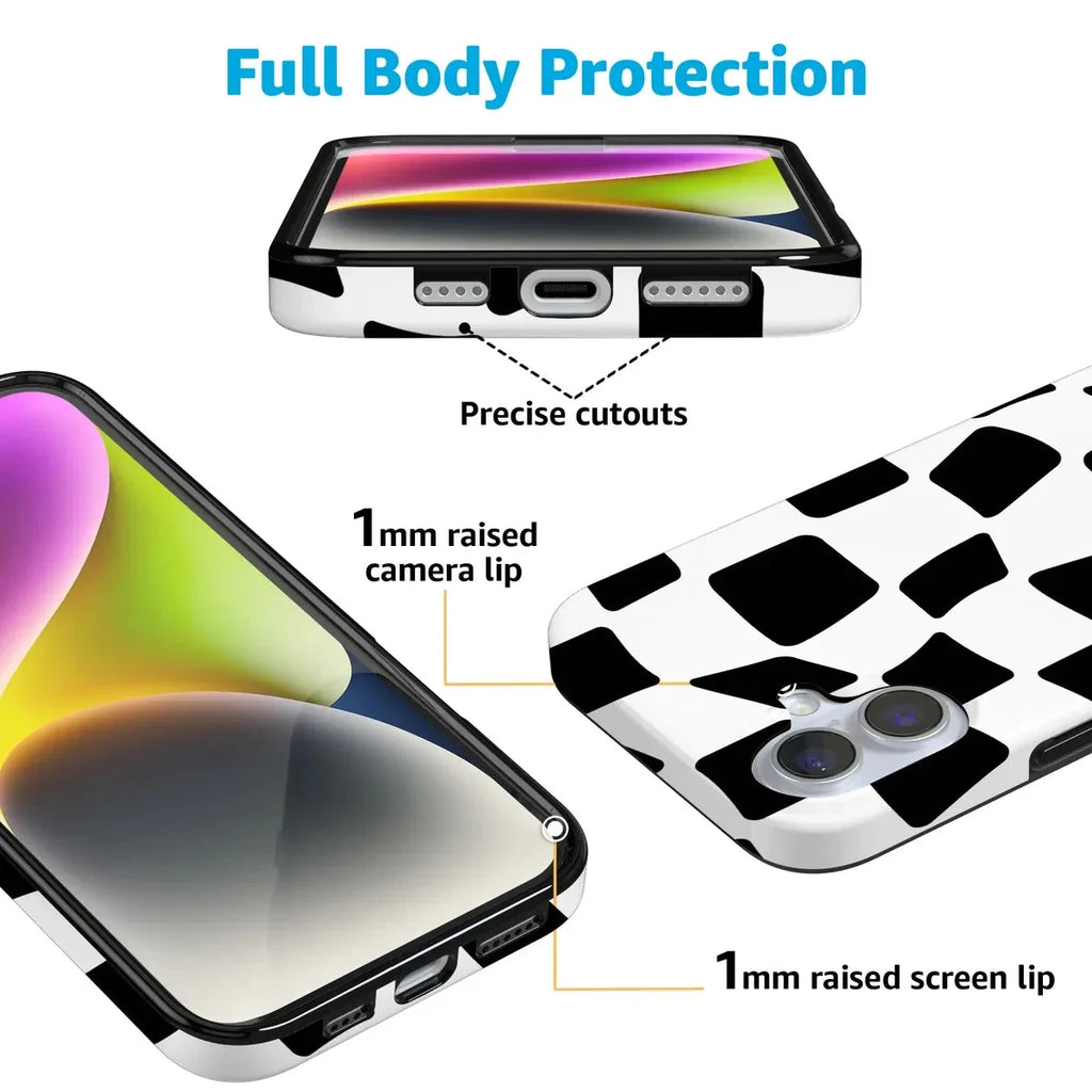 Funky Checkerboard | High Contrast Design Case