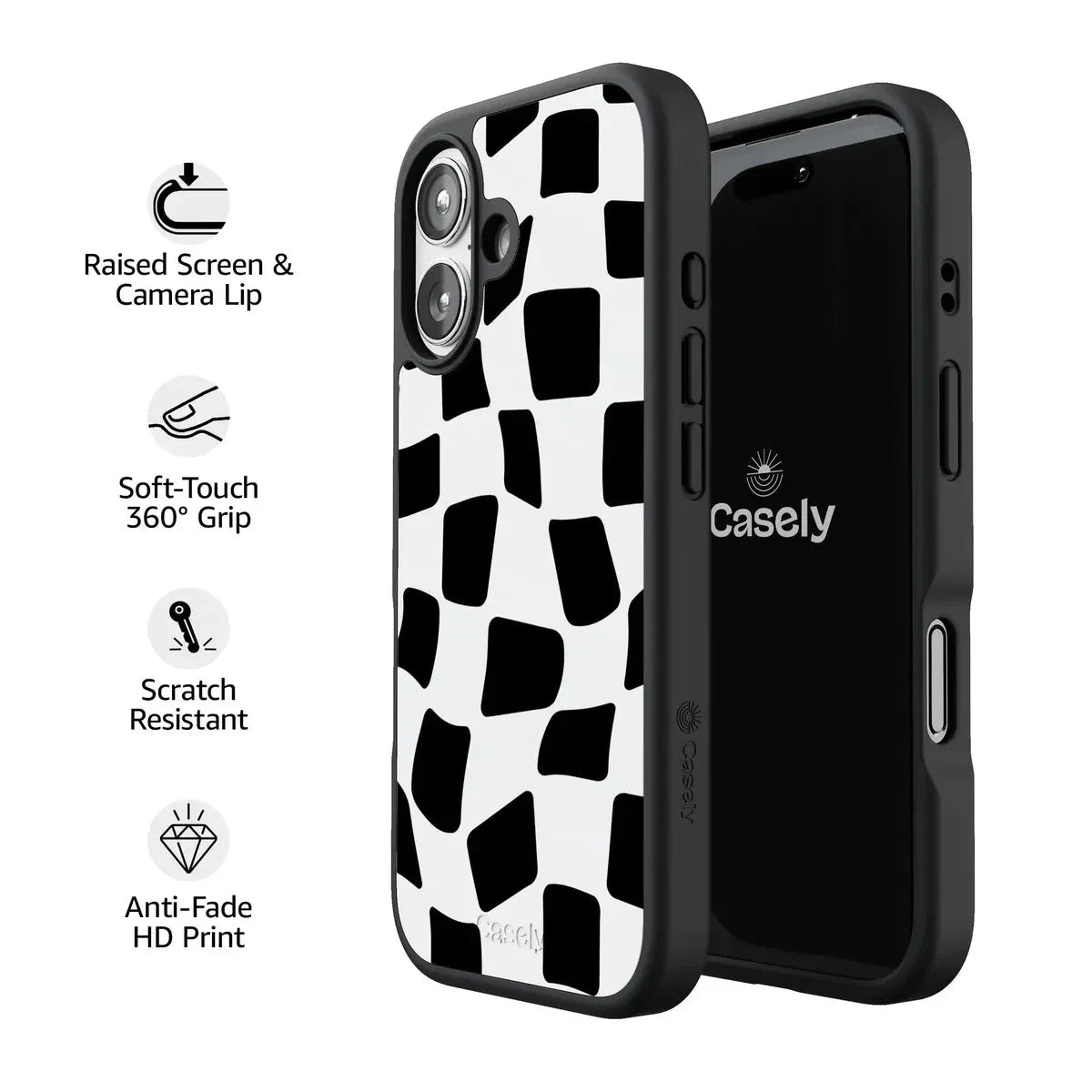 Funky Checkerboard | High Contrast Design Case