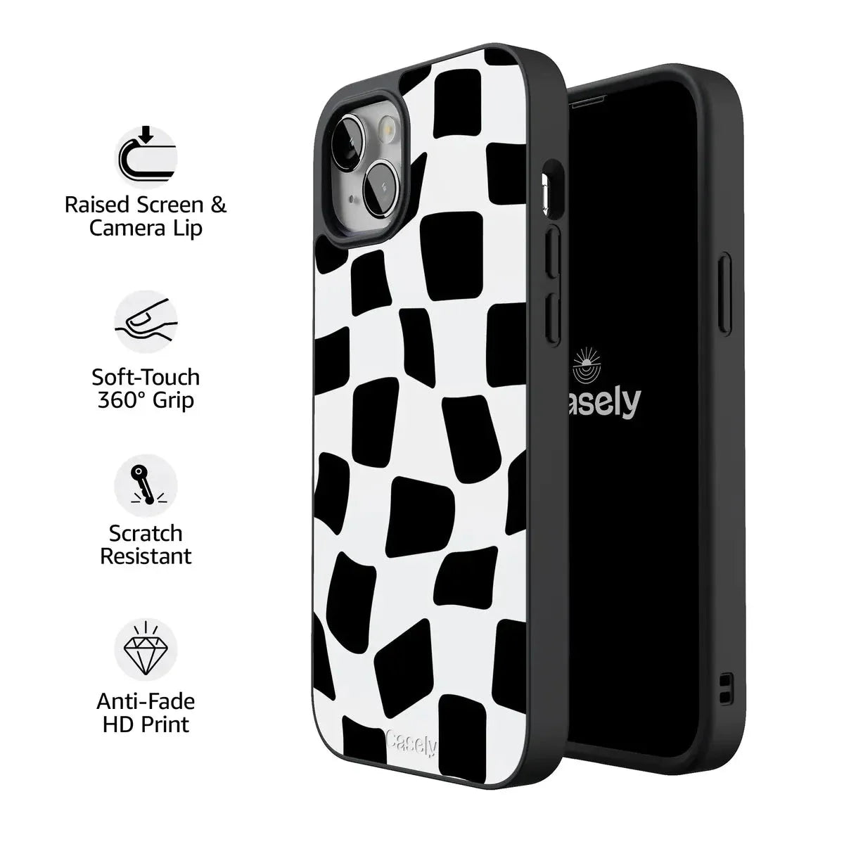 Funky Checkerboard | High Contrast Design Case
