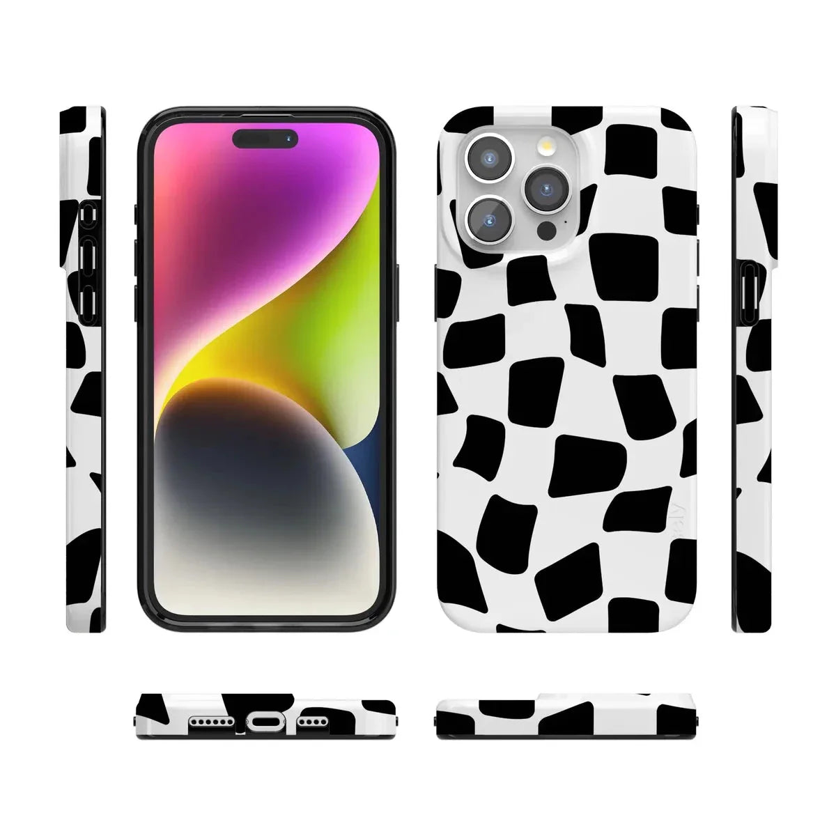 Funky Checkerboard | High Contrast Design Case
