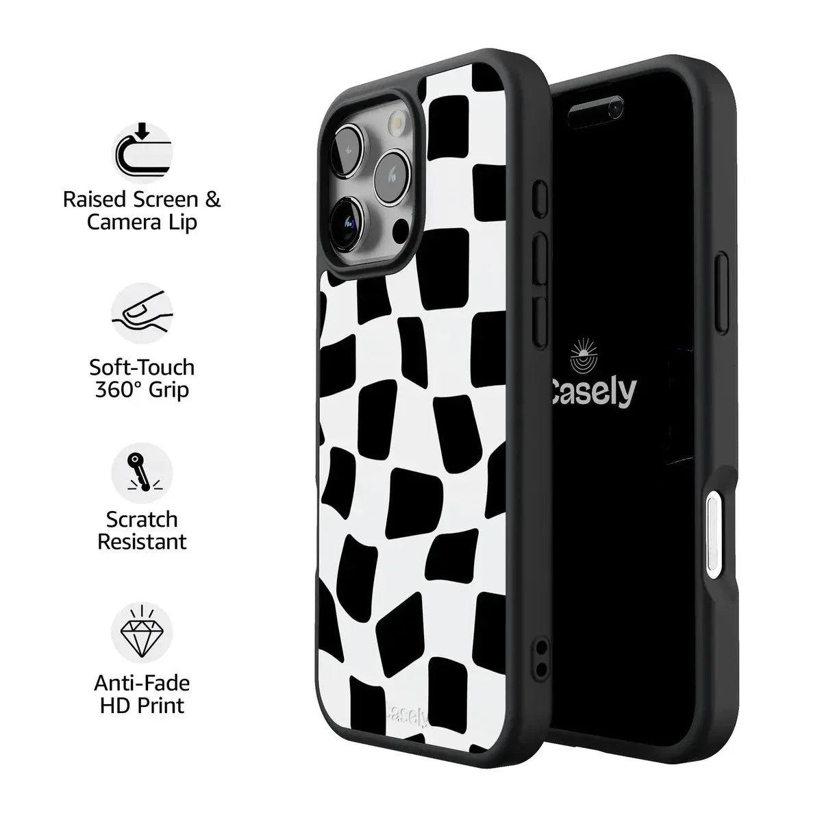 Funky Checkerboard | High Contrast Design Case
