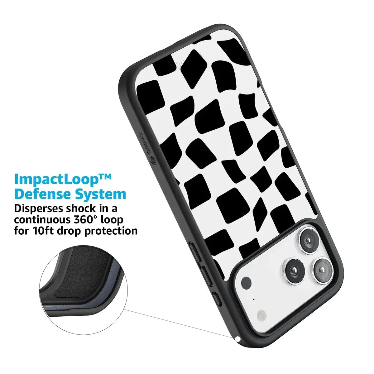 Funky Checkerboard | High Contrast Design Case