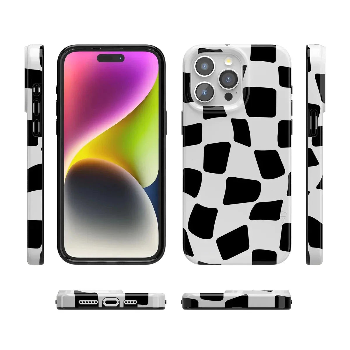 Funky Checkerboard | High Contrast Design Case