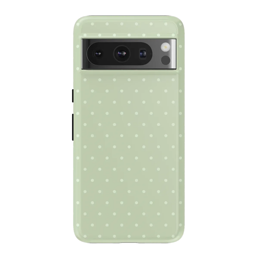On the Dot | Green Polka Dot Case
