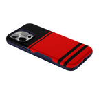Storm Warning | Black & Red Stripes Case