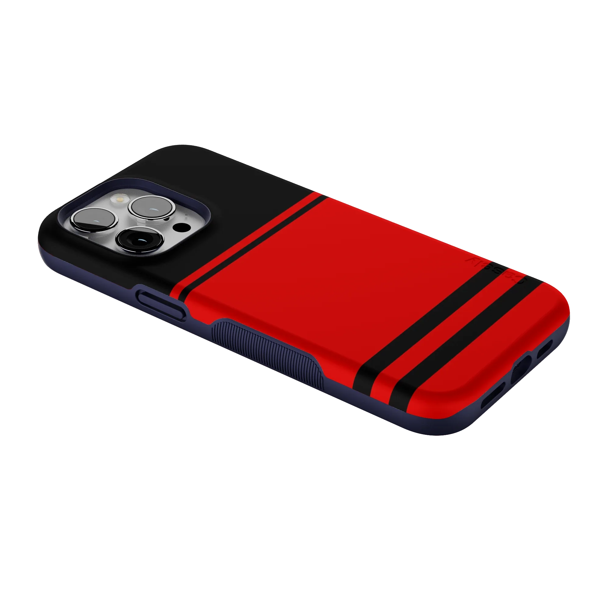 Storm Warning | Black & Red Stripes Case