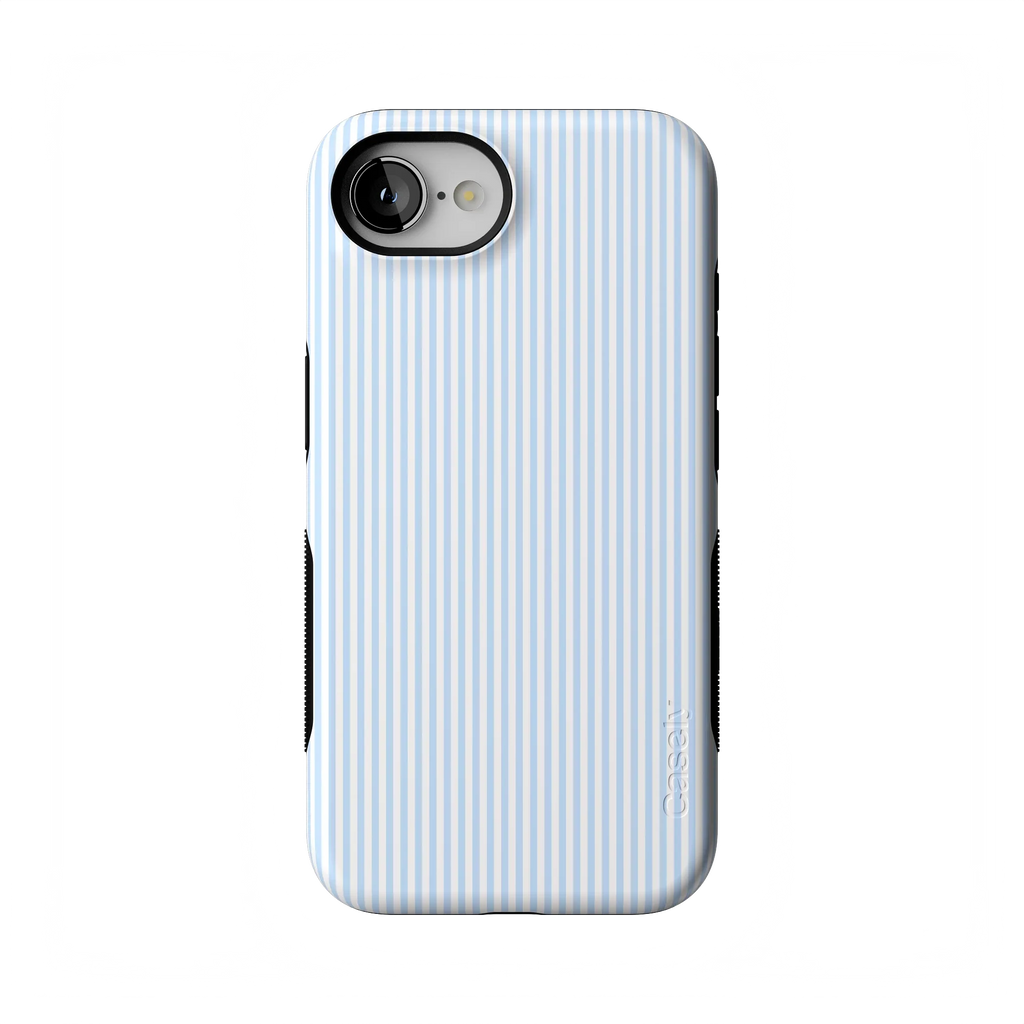 Stripes and the City | Light Blue Pinstripe Case