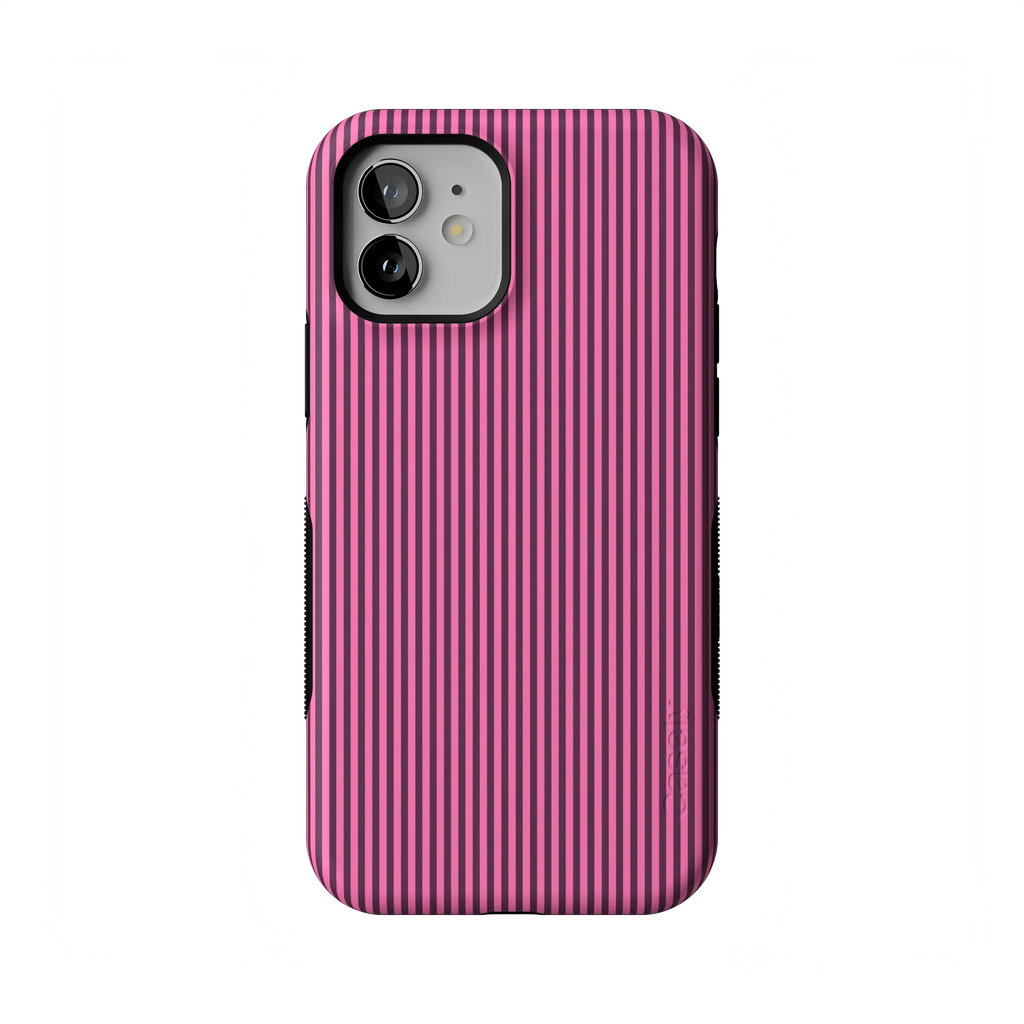 Stripes and the City | Pink & Purple Pinstripe Case