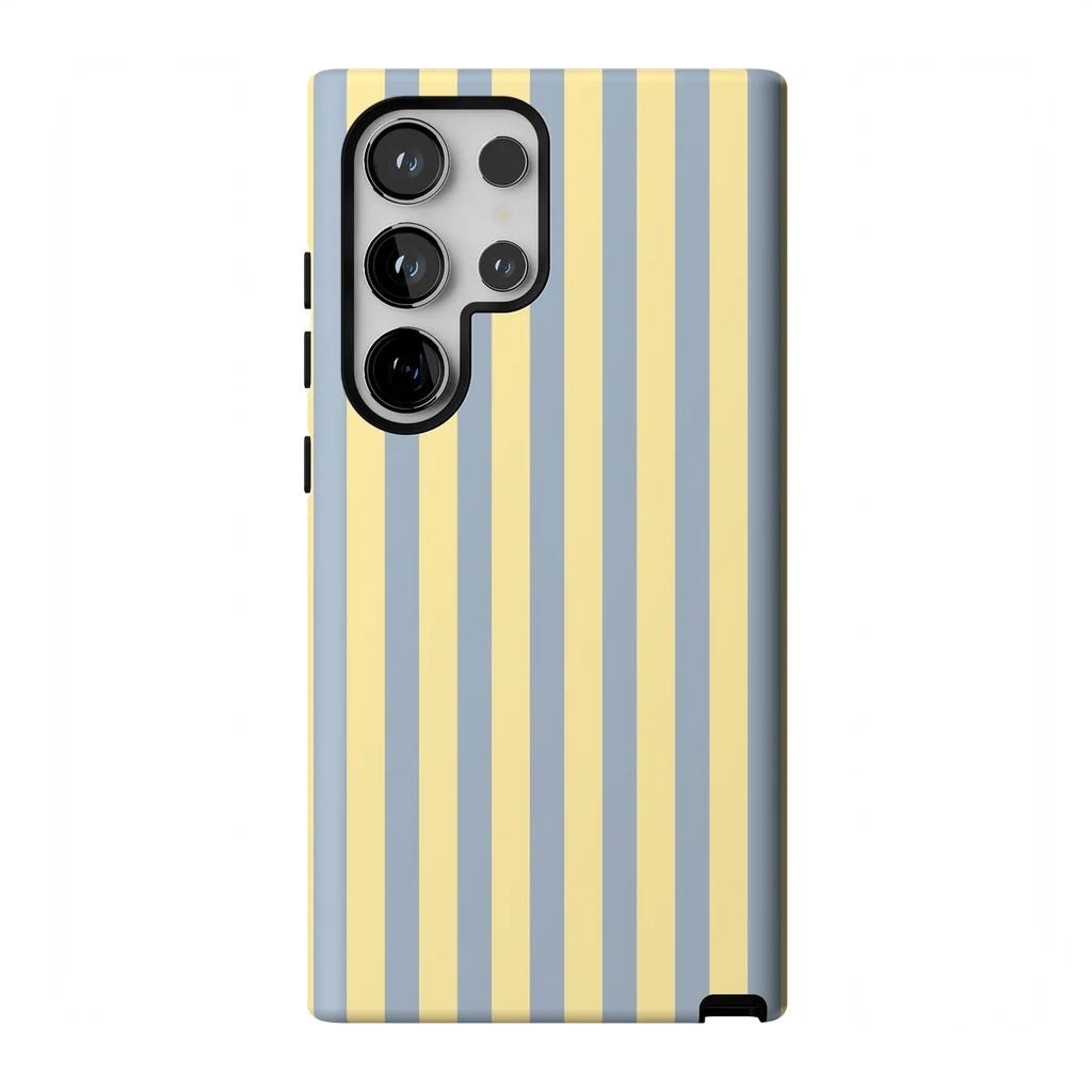 Coastline Stripes | Blue & Yellow Case
