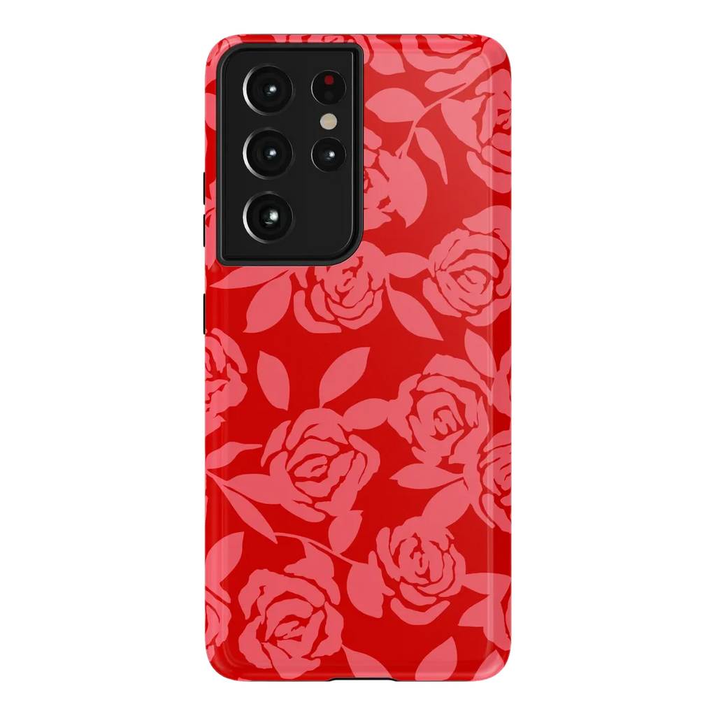 Final Rose | Red & Pink Floral Case