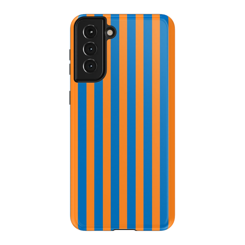 Go New York | Blue & Orange Stripes Case