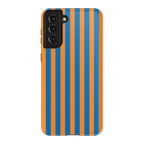 Go New York | Blue & Orange Stripes Case