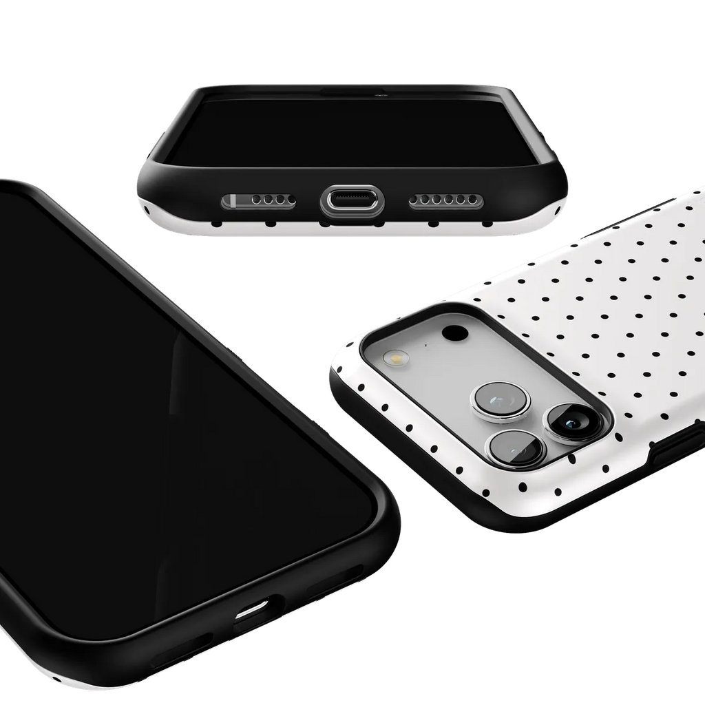 On the Dot | Black Polka Dot Case