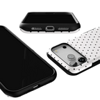 On the Dot | Black Polka Dot Case