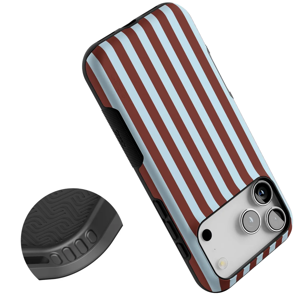 Sunday in Brooklyn | Blue Stripes Case