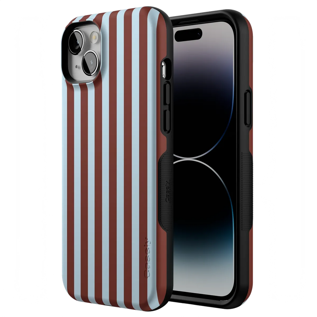 Sunday in Brooklyn | Blue Stripes Case
