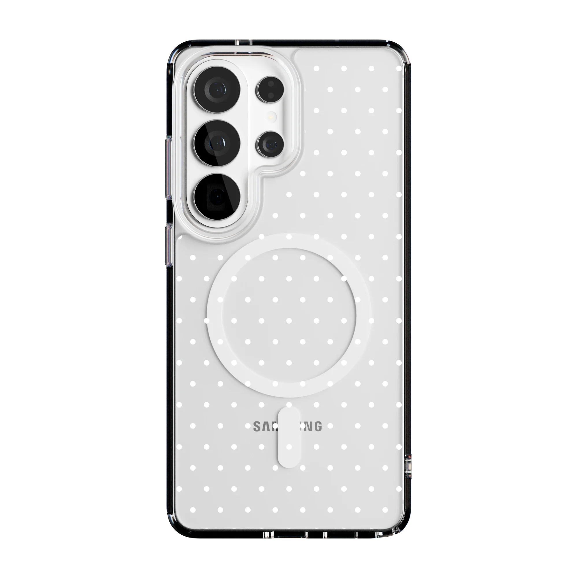 On the Dot | White Polka Dot Case
