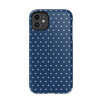 On the Dot | Navy Polka Dot Case