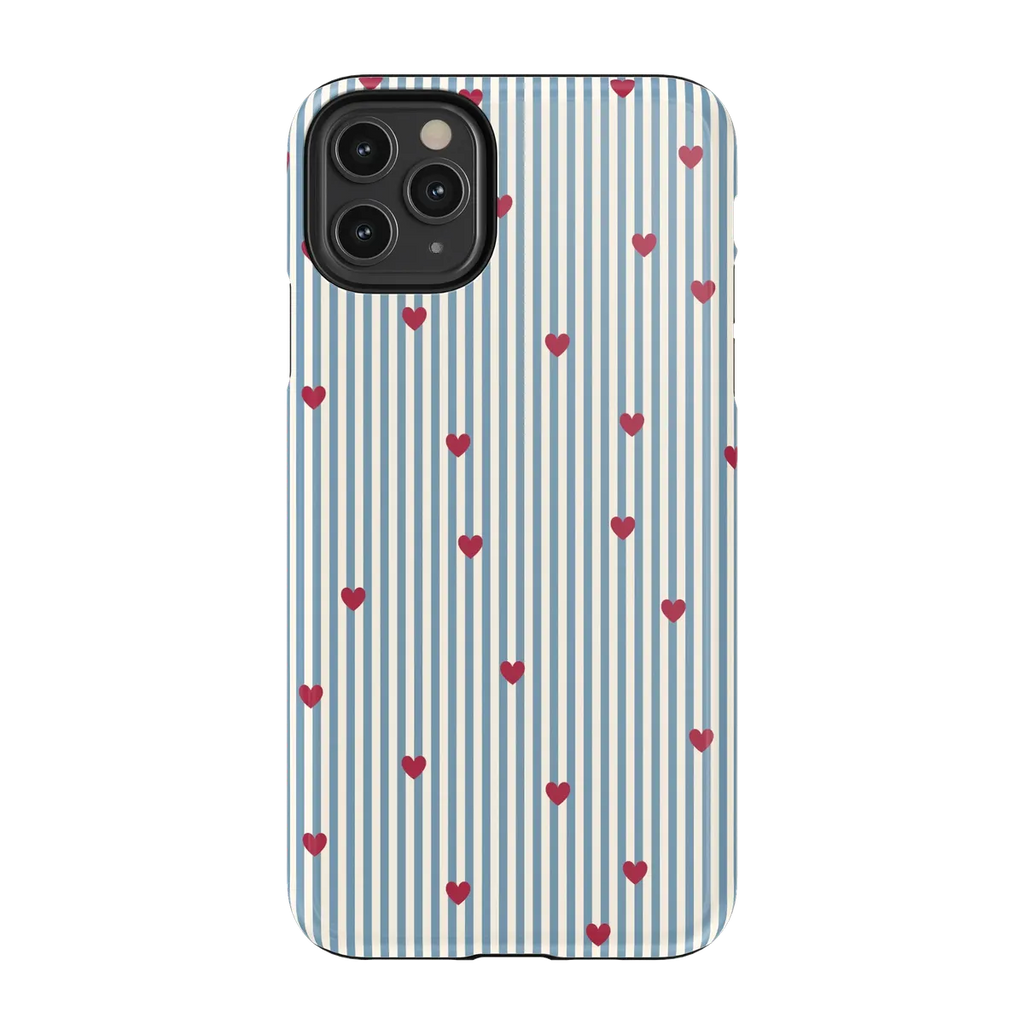 Love Lines | Blue Stripes Case