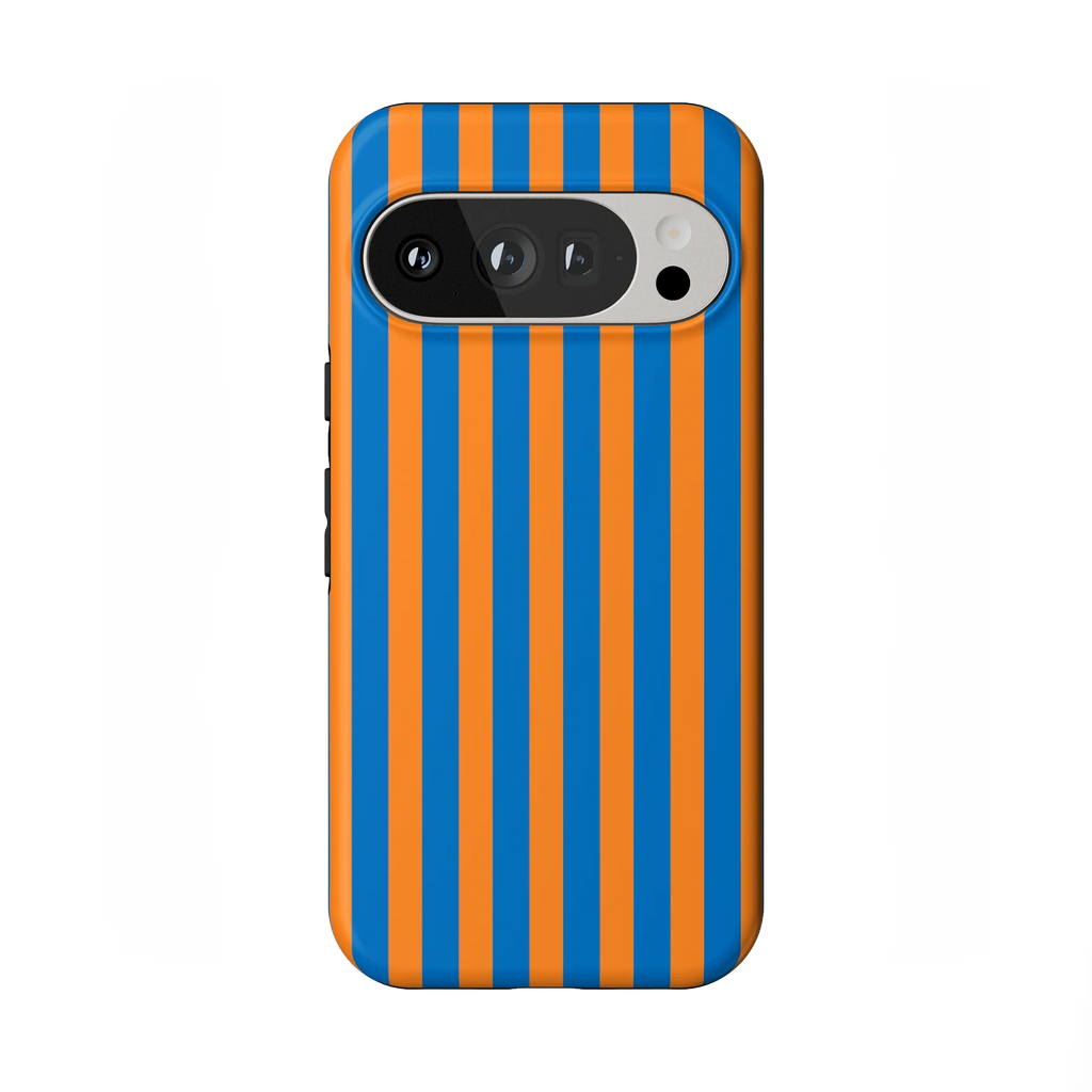 Go New York | Blue & Orange Stripes Case