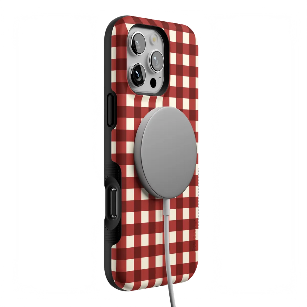 Checked Twice | Red Plaid Case