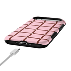 Uptown Gridlock | Pink Checkerboard Case