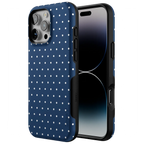 On the Dot | Navy Polka Dot Case