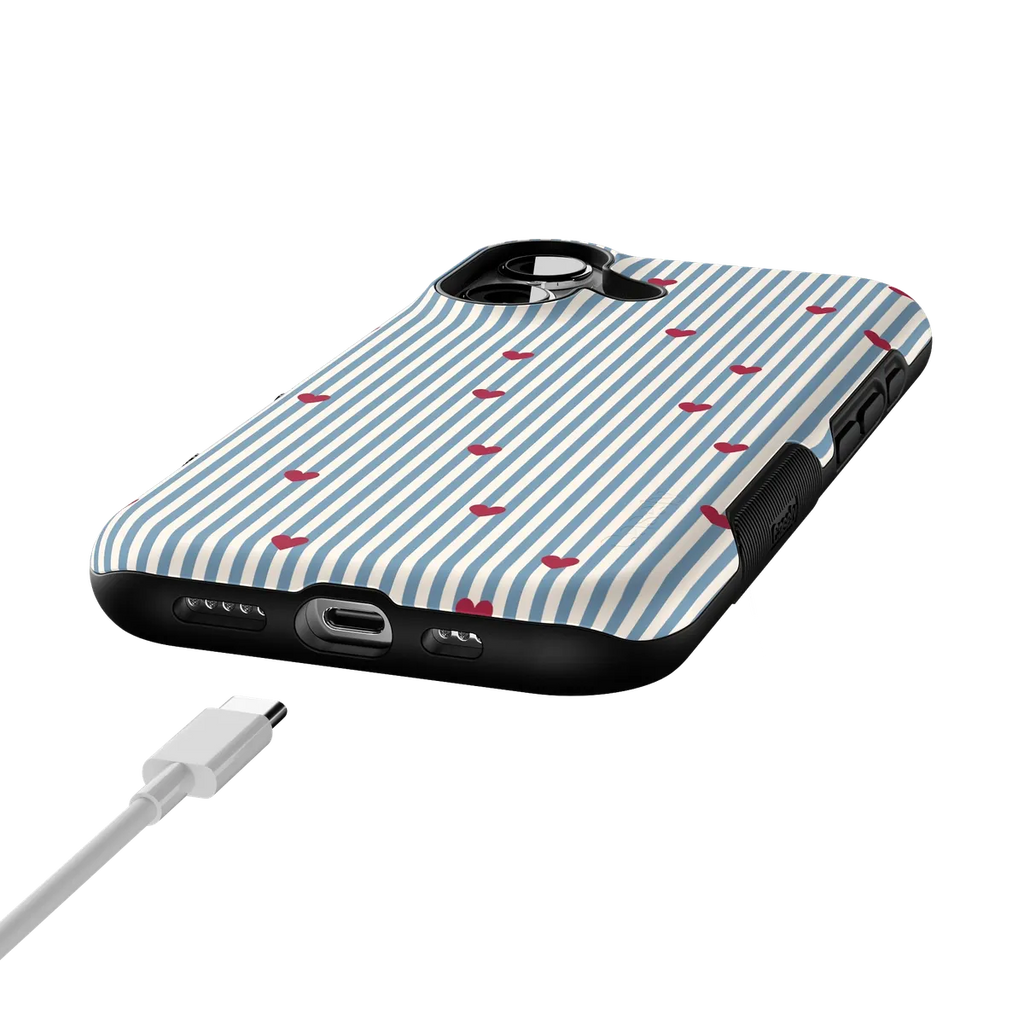 Love Lines | Blue Stripes Case