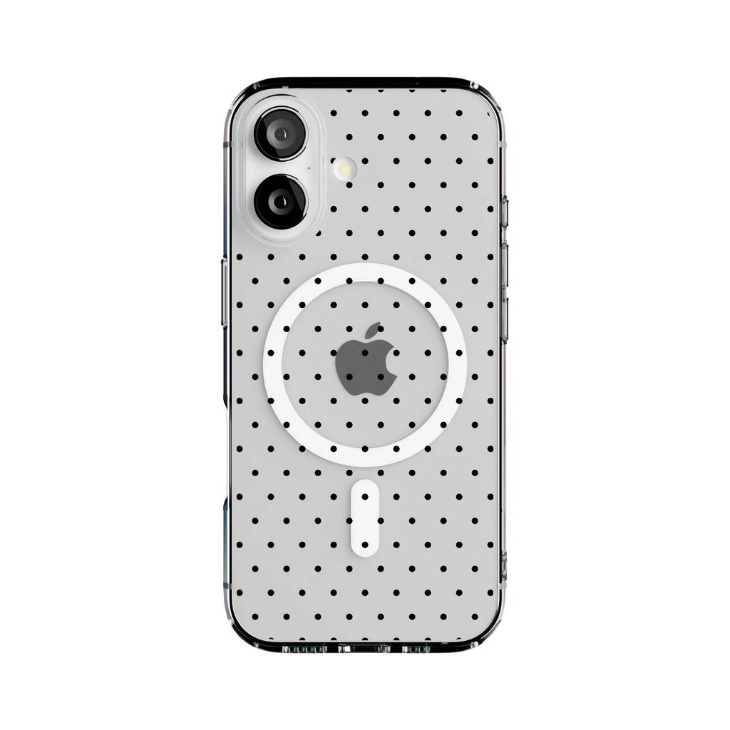 On the Dot | Black Polka Dot Case