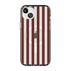 Sunday in Brooklyn | Burgundy Stripes Case