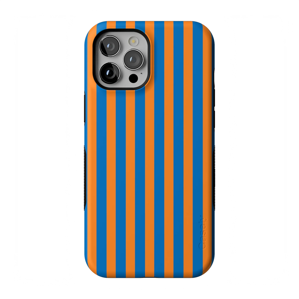 Go New York | Blue & Orange Stripes Case