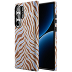 Untamed | Brown & Blue Zebra Case