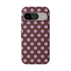 Spotted in SoHo | Burgundy Polka Dot Case