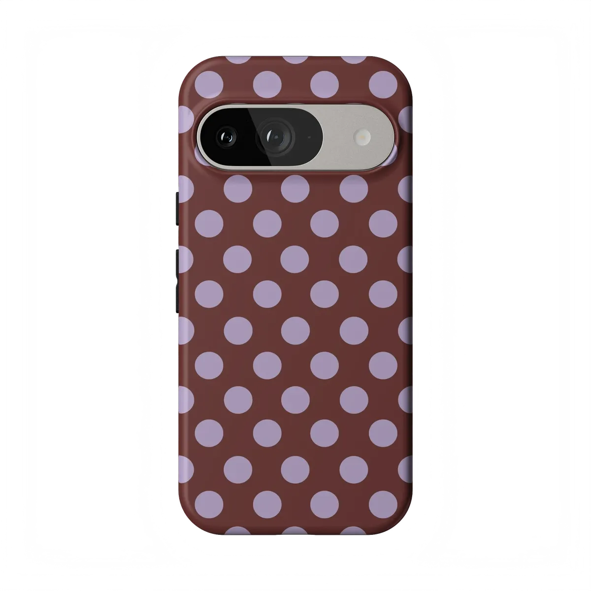 Spotted in SoHo | Burgundy Polka Dot Case