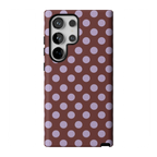 Spotted in SoHo | Burgundy Polka Dot Case