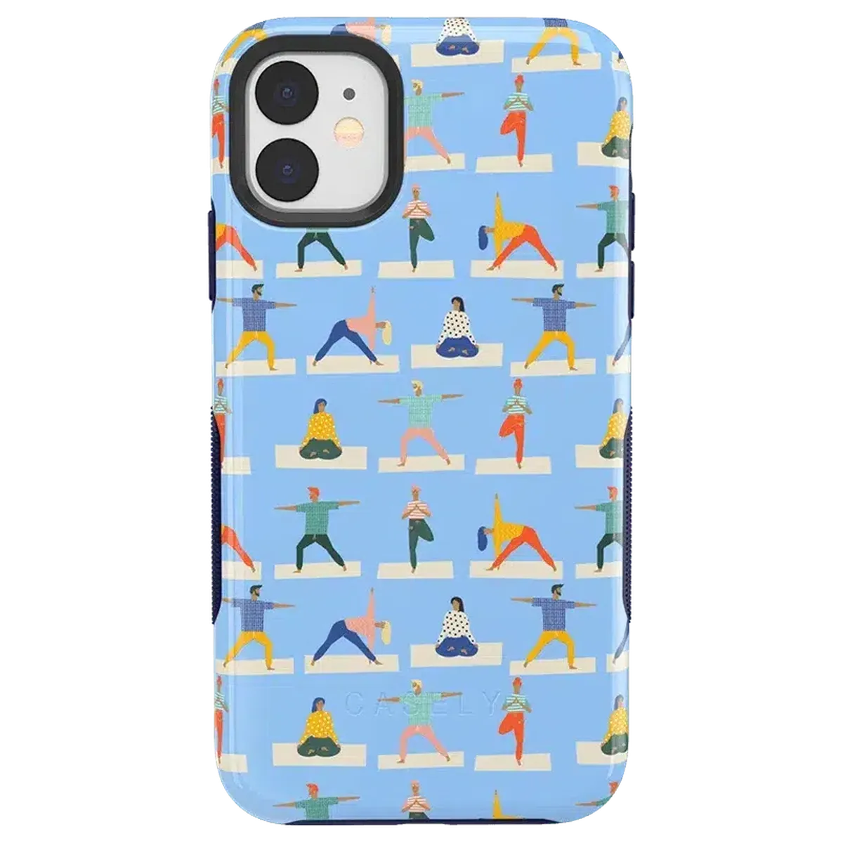 Go with the Flow | Light Blue Yoga Case