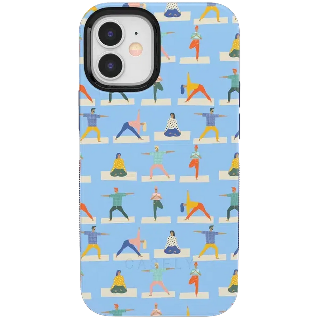 Go with the Flow | Light Blue Yoga Case