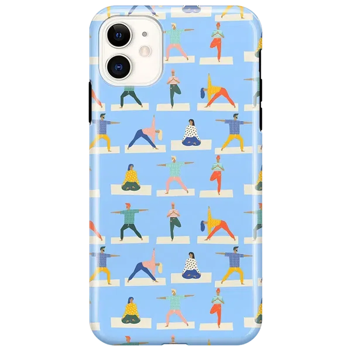 Go with the Flow | Light Blue Yoga Case