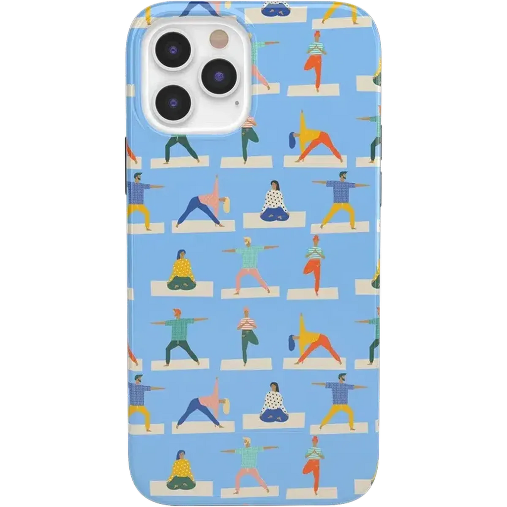 Go with the Flow | Light Blue Yoga Case