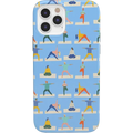 Go with the Flow | Light Blue Yoga Case