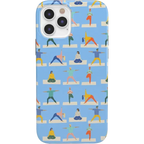 Go with the Flow | Light Blue Yoga Case